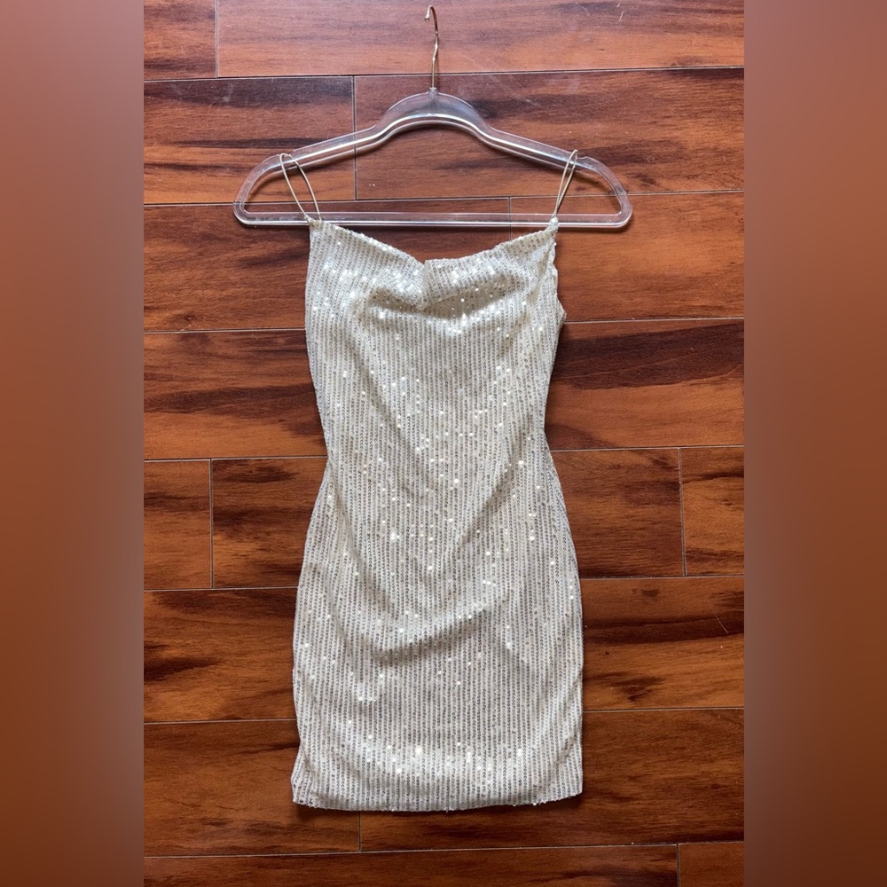 Lucy in the Sky Cowl Neck Mini Dress- NWT brand luvalot